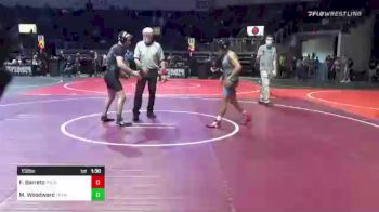 132 lbs Quarterfinal - Fernando Barreto, Pounders WC vs Mason Woodward, Team Texas