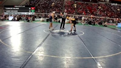 5A 157 lbs Quarterfinal - Jairo McLean, Century vs Carlos Valdez, Bishop Kelly