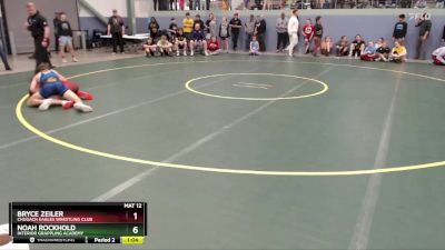 138 lbs Quarterfinal - Bryce Zeiler, Chugach Eagles Wrestling Club vs Noah Rockhold, Interior Grappling Academy