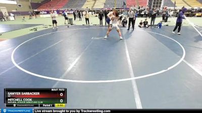 62-70 lbs 3rd Place Match - Sawyer Sarbacker, WI vs Mitchell Cook, Natural Athlete Wrestling Club