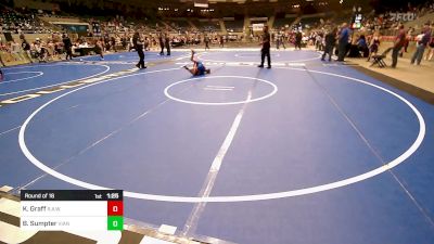 90 lbs Round Of 16 - Kristian Graff, R.A.W. vs Bronc Sumpter, Vian Wrestling Club