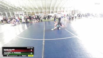 58 lbs Quarterfinal - Maxwell S. Paredes, Westlake vs Bohdi Bland, Team Prestige