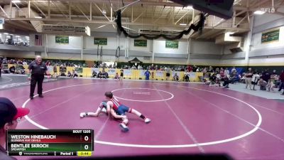 75 lbs Cons. Semi - Bentlee Skroch, Spearfish vs Weston Hinebauch, Glendive Mat Devils