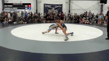 43 lbs Rr Rnd 1 - Mia Pardo, Carolina Gold vs Gabriella Lemus, Surfside Girls - W