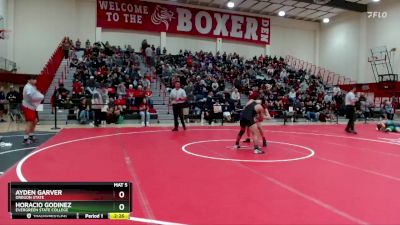 149 lbs Quarterfinal - Horacio Godinez, Evergreen State College vs Ayden Garver, Oregon State