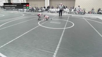 43 lbs 2nd Place - Carson Streeter, Alpha Elite vs Easton Lopez, Team Coalinga