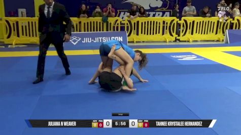 Tahnee Krystalee Hernandez vs Juliana N Weaver 2025 Pan IBJJF Jiu-Jitsu No-Gi Championship
