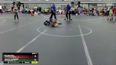 76 lbs Semis (4 Team) - Elijah Gill, U2 Upstate Uprising vs Rocco Albano, Mat Warriors