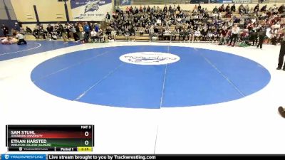 141 lbs Semifinal - Ethan Harsted, Wheaton College (Illinois) vs Sam Stuhl, Augsburg University