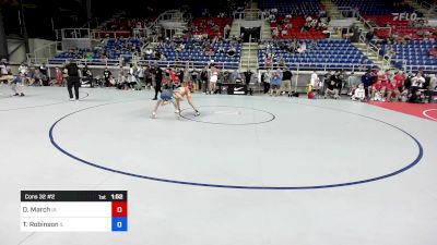 88 lbs Cons 32 #2 - David March, IA vs Tymen Robinson, IL