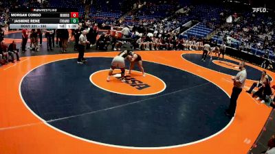 190 lbs Cons. Round 3 - Jasmine Rene, Streamwood vs Morgan Congo, Morris