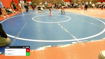 97 lbs Rr Rnd 1 - Chloe Green, HURRICANE WRESTLING ACADEMY vs Paisley Heflin, Vinita Kids Wrestling