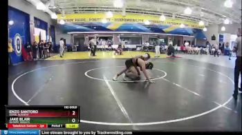 152 lbs Quarterfinal - Jake Blair, Olympic Heights vs Enzo Santoro, Doral Academy