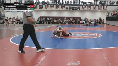 120 lbs Quarters & 1st Wb (16 Team) - Lucas Morris, McIntosh County Academy vs Aiden Carroll, Temple