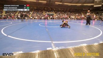 49 lbs Quarterfinal - Stephen Strickland, Backyard Brawlers vs Noah Archibeque, Top Rank