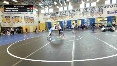 165 Gold Round 2 - Tyree Graham, South Dade vs Brock Weaver, Camden County