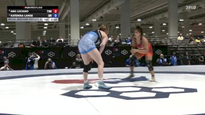 Senior Women Freestyle FS - 65 lbs Quarters - Ana Luciano, Team Tornado Wrestling Club vs Katerina Lange, Laker Wrestling Club