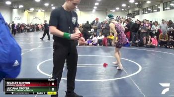 110 lbs Champ. Round 1 - Scarlet Burton, Roseville Eagles WC vs Luciana Troyer, Northeast Region Affiliated