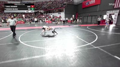 85 lbs Champ. Round 1 - Edison Mlsna, Sarbacker Wrestling Academy vs Paul Kramer, River Valley Youth Wrestling