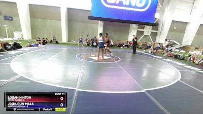 175 lbs Placement Matches (8 Team) - Logan Hinton, South Carolina vs Jeshurun Mills, North Carolina