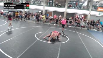 159-167 lbs Quarterfinal - Tyler Barlow, Iguanas Wrestling Club vs Talon Decker, Illinois Top Dawgs