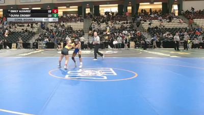 100 lbs Cons. Round 1 - Olivia Crosby, Laurel vs Emily Alvarez, Crofton