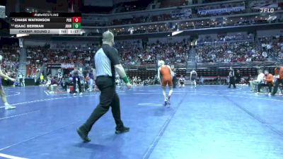 3A-106 lbs Champ. Round 2 - Isaac Beirman, Johnston vs Chase Watkinson, Prairie, Cedar Rapids