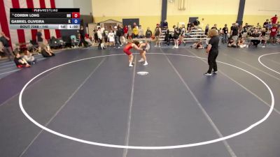 140 lbs Cons. Round 4 - Corbin Long, MN vs Gabriel Oliveira, IL