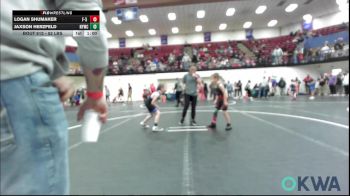 52 lbs Round Of 16 - Logan Shumaker, F-5 Grappling vs Jaxson Herzfeld, Newcastle Youth Wrestling