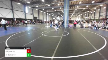 46 lbs Quarterfinal - Jaxon Ullom, Crater Mat Club vs Hunter Carlyle, Mat Demon WC