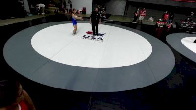 115 lbs Alana Garcia, SDIKWA - San Diego-Imperial Kids Wrestling Association vs Mia Orona, SJWA - San Joaquin Wrestling Association