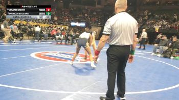 135 Class 1 lbs Cons. Round 2 - Julian Smith, Principia vs Danica Ballard, Smithville