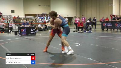 82 kg Cons Semi - Arvin Khosravy, West Point Wrestling Club vs Tyler Eischens, NYAC/Tar Heel WC