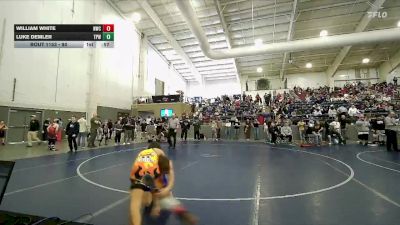 90 lbs Cons. Round 3 - Luke Demler, Team Prestige Wrestling vs William White, Northside Wrestling Club