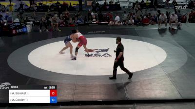 190 lbs Semis - Alihan Bereket, IL vs Aiden Cooley, TX