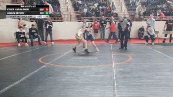 65_B lbs Round Of 16 - Kyler Harbarger, Hempfield Area vs Kohyn Deputy, Chestnut Ridge