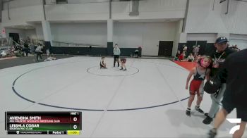 72 lbs Round 5 - Leighla Cogar, Spartan Mat Club vs Aviendha Smith, Hill Country Wildcats Wrestling Club