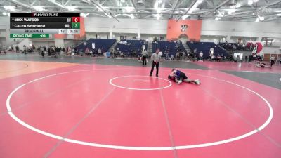 149 lbs Semifinal - Caleb Seyfried, Williams College vs Max Watson, RIT