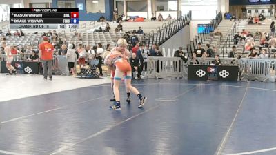 132 lbs Champ. Rd Of 16 - Mason Wright, Suples vs Drake Wisvary, Fighting Squirrels Wrestling Club