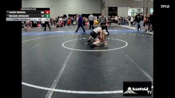95 lbs Cons. Round 3 - Brodie Spencer, Pittsburg vs Jaden Medina, DC Wrestling Acad