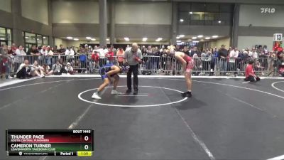 135 lbs Quarterfinal - Thunder Page, South Central Punishers vs Cameron Turner, Leavenworth Takedown Club