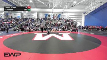 144 lbs Quarterfinal - Sam West, Olathe West vs Adriel Gomez, Liberal