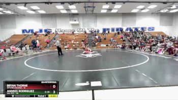 184 lbs Quarters & 1st Wb (16 Team) - Bryan Thorne, Skyline College vs Andres Rodriguez, Sac City