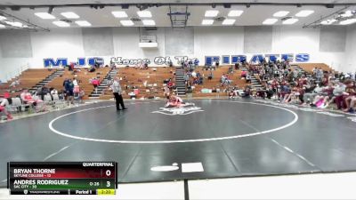 184 lbs Quarters & 1st Wb (16 Team) - Bryan Thorne, Skyline College vs Andres Rodriguez, Sac City