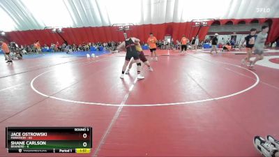 190 lbs Round 3 (6 Team) - Shane Carlson, Brainerd vs Jace Ostrowski, Marathon