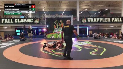 120 lbs 1st Place Match - Gunner Perkins, Westshore vs Roy Barak, Unattached
