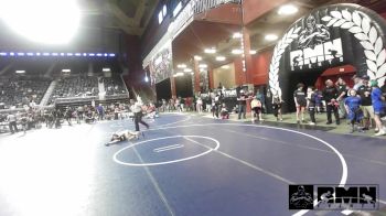 58 lbs Quarterfinal - Heith Merritt, Wyoming Underground vs Zayne Lawley, Cwc