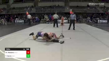 102 lbs Quarterfinal - Mason Masters, Westside WC vs Ty Davis, MIDWEST DESTROYERS