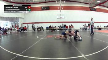 133 lbs 3rd Place Match - Blayson Jordan, West Virginia Tech vs Harrison Spadoni, Bethany College