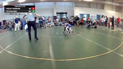 49 lbs Quarterfinal - Violet Youmans, The Goat House vs Peyton Deel, Richlands Wrestling Club